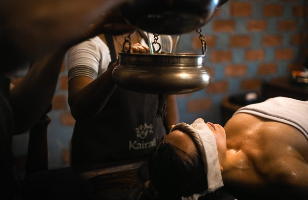 experience tranquility through shirodhara