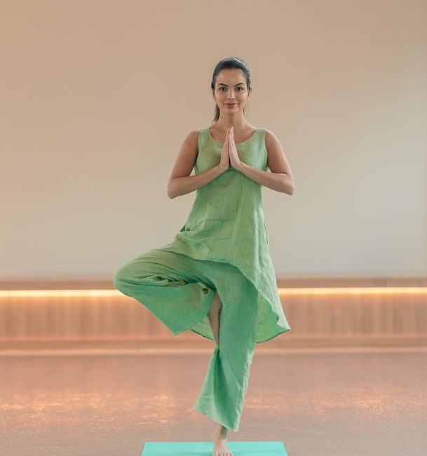chair yoga to reduce stress
