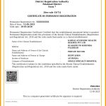 Kairali earns certificate under Kerala Clinical Establishments (Registration and Regulation) Act, 2018.