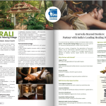 Kairali Ayurvedic Healing Village featured in IATO Magazine 2025 for excellence in Ayurveda retreat and global medical wellness tourism.