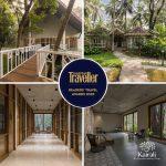 Kairali – The Ayurvedic Healing Village, Palakkad, honored at the Condé Nast Traveller India Readers’ Travel Awards 2025, showcasing serene villas, natural pathways, and tranquil wellness spaces.