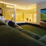 Guest relaxing in a private luxury lounge at Villa Raag, a premium staycation property in South Goa