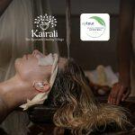 Shirodhara therapy being performed at Kairali – The Ayurvedic Healing Village, with an overlay noting “Aytour Quality Partner – Ayurveda 2026.
