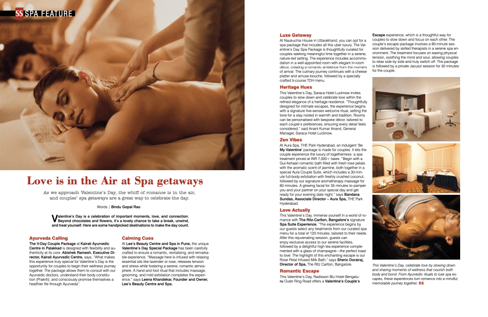 Reset Together: Kairali’s Valentine’s Ayurvedic Couple Retreat