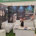 Kairali Ayurvedic Group’s unified stall at Kerala’s International Ayurveda & Wellness Conclave, showcasing Healing Village, Centres, and Products, 3 Feb.