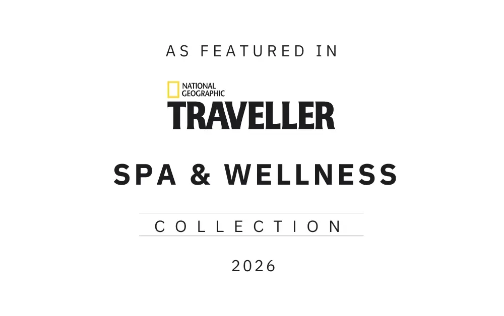 As Featured in National Geographic Traveller Spa & Wellness Collection 2026 badge