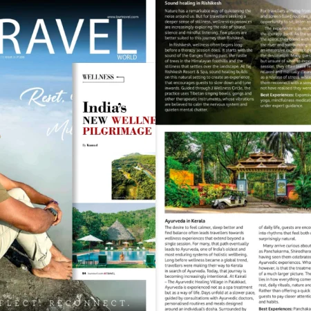 Kairali featured in BW Travel World’s wellness travel article on Ayurveda in Kerala