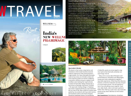 Kairali featured in BW Travel World’s wellness travel article on Ayurveda in Kerala