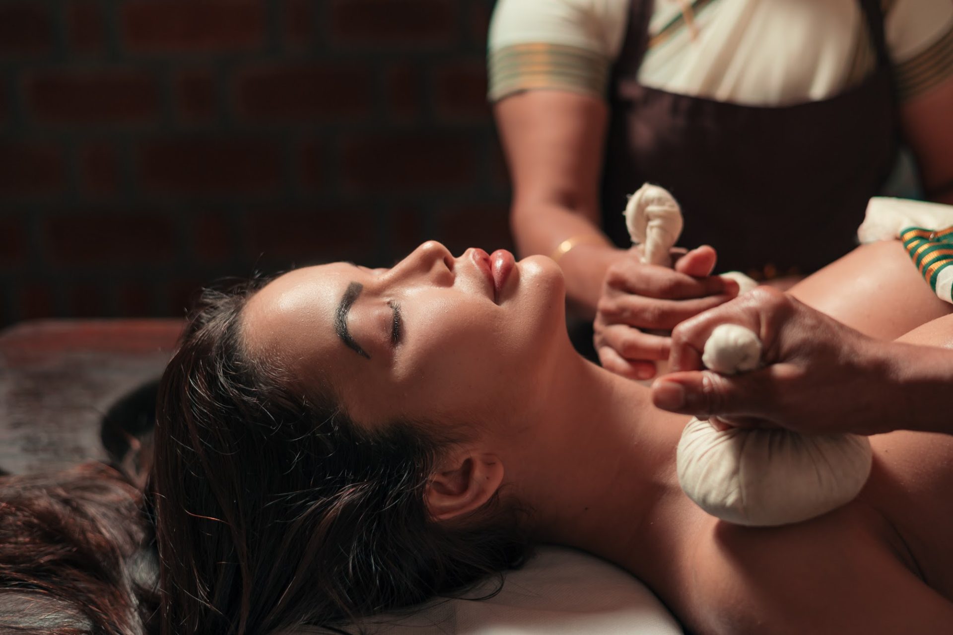 Ayurvedic remedies for acidity include herbal potli massage therapy for relaxation and healing
